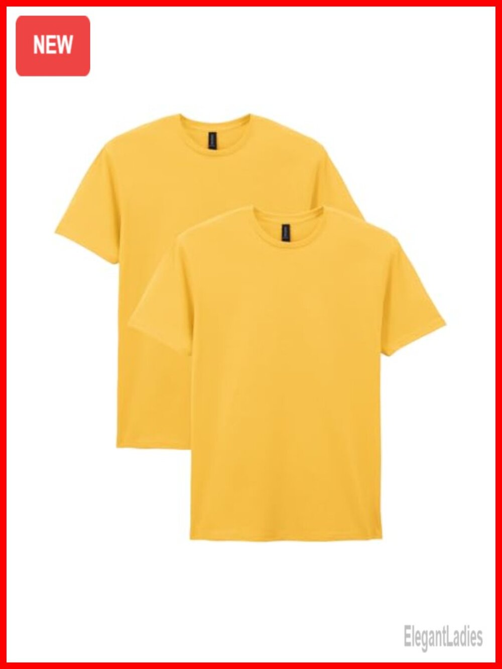 Softstyle Cotton Crew Neck Short Sleeve T-Shirt Modern Fit